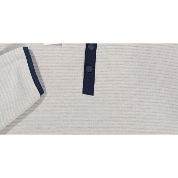 Southern Tide Mens Rutland Reversible Heather Quilted Shirt S Red Ivory 9462 - Picture 8 of 9